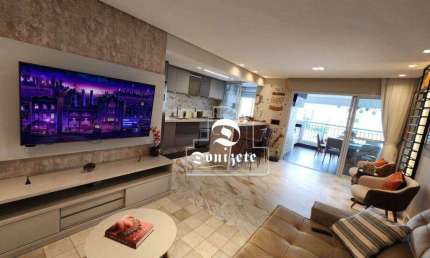 Apartamento com 2 dormitórios para alugar, 117 m² por R$ 10.317,33 - Centro Santo André - Santo André/SP