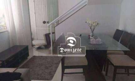 Sobrado com 3 dormitórios à venda, 162 m² por R$ 825.999,90 - Vila Valparaíso - Santo André/SP