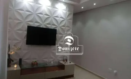 Cobertura com 2 dormitórios à venda, 108 m² por R$ 630.000,00 - Vila Valparaíso - Santo André/SP