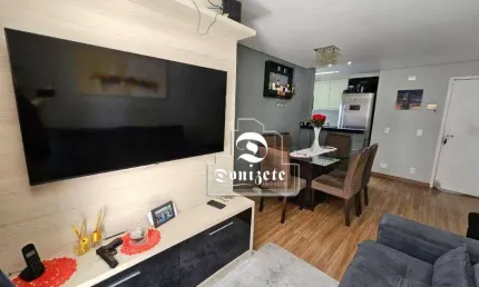 Apartamento com 3 dormitórios à venda, 67 m² por R$ 458.000,00 - Vila Eldízia - Santo André/SP