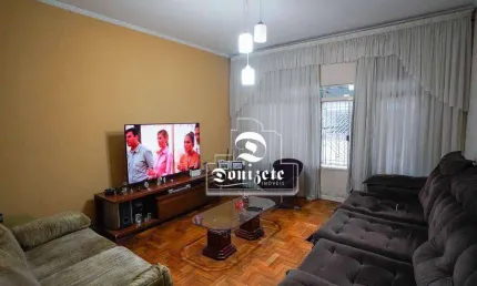 Sobrado com 3 dormitórios à venda, 240 m² por R$ 719.900,00 - Vila Homero Thon - Santo André/SP