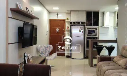 Apartamento à venda, 59 m² por r$ 369.999,99 - parque são vicente - mauá/sp