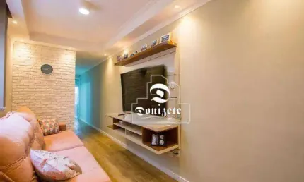 Apartamento com 2 dormitórios à venda, 92 m² por r$ 535.000,00 - campestre - santo andré/sp