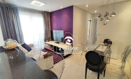 Apartamento com 2 dormitórios à venda, 58 m² por R$ 627.000,00 - Campestre - Santo André/SP
