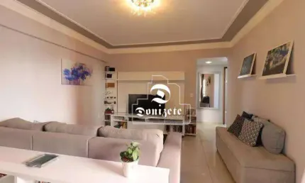 Apartamento com 3 dormitórios à venda, 89 m² por R$ 690.000,00 - Vila Valparaíso - Santo André/SP