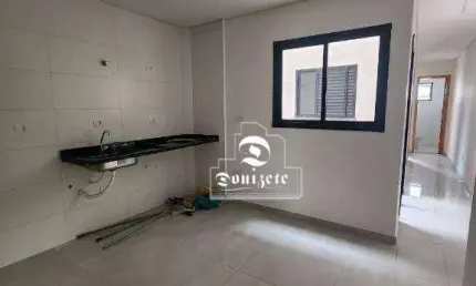 Apartamento com 2 dormitórios à venda, 45 m² por r$ 348.000,00 - vila scarpelli - santo andré/sp