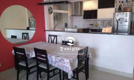 Apartamento com 2 dormitórios à venda, 74 m² por r$ 595.000,00 - vila alzira - santo andré/sp