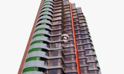 Apartamento com 3 dormitórios à venda, 130 m² por r$ 1.600.000,00 - jardim - santo andré/sp