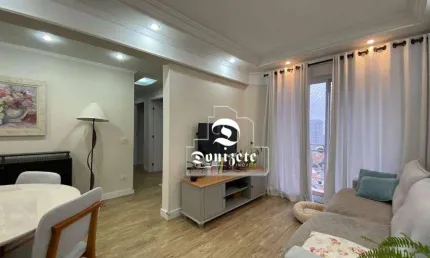 Apartamento com 3 dormitórios à venda, 75 m² por R$ 690.000,00 - Campestre - Santo André/SP
