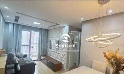 Apartamento com 2 dormitórios à venda, 55 m² por R$ 480.000,00 - Vila Pires - Santo André/SP