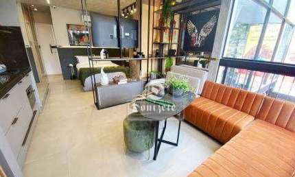 Studio com 1 dormitório à venda, 30 m² por R$ 430.000,00 - Jardim - Santo André/SP