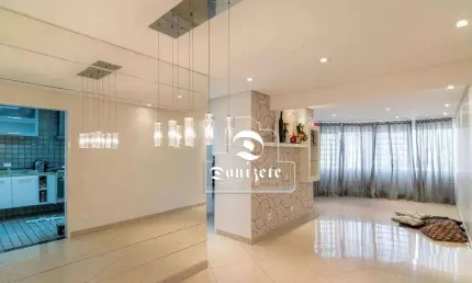Apartamento com 2 dormitórios para alugar, 77 m² por R$ 5.100,00/mês - Jardim Bela Vista - Santo André/SP