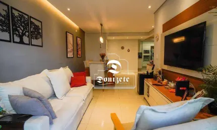 Apartamento com 3 dormitórios à venda, 112 m² por r$ 880.000,00 - vila bastos - santo andré/sp