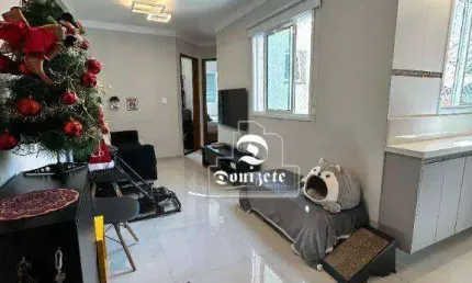 Cobertura com 2 dormitórios à venda, 70 m² por R$ 470.000,00 - Campestre - Santo André/SP