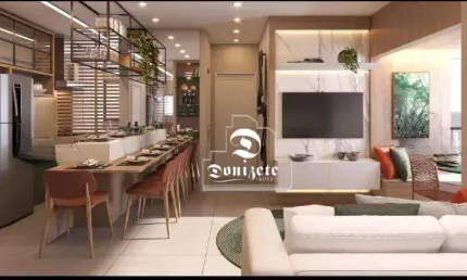 Apartamento com 2 dormitórios à venda, 50 m² por R$ 379.999,99 - Centro - Santo André/SP