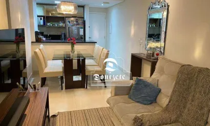 Apartamento com 3 dormitórios à venda, 74 m² por r$ 770.000,00 - campestre - santo andré/sp