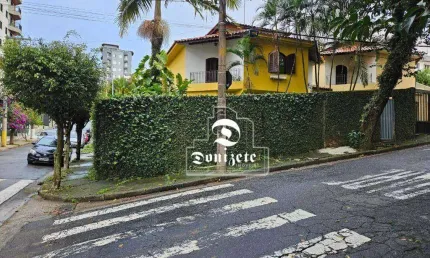 Sobrado com 3 dormitórios para alugar, 183 m² por R$ 6.186,40/mês - Jardim Bela Vista - Santo André/SP