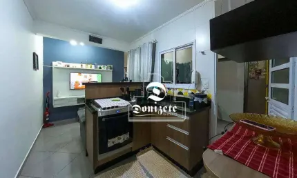 Apartamento com 2 dormitórios à venda, 38 m² por r$ 273.000,00 - vila junqueira - santo andré/sp