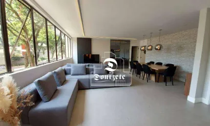 Apartamento com 3 dormitórios à venda, 125 m² por r$ 1.200.000,00 - jardim - santo andré/sp