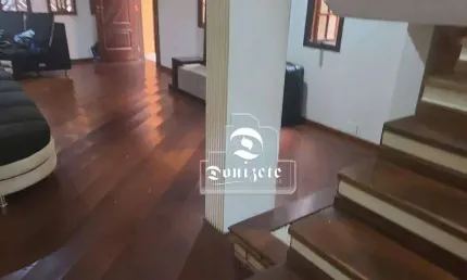 Sobrado para alugar, 350 m² por r$ 4.570,00/mês - vila eldízia - santo andré/sp