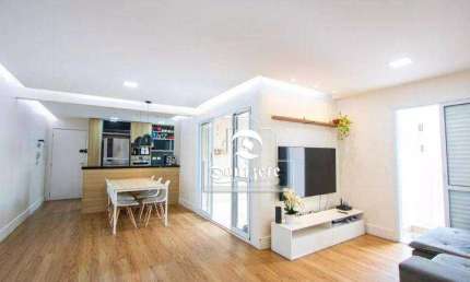 Apartamento com 3 dormitórios à venda, 87 m² por r$ 650.000,00 - vila valparaíso - santo andré/sp