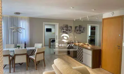 Apartamento com 3 dormitórios à venda, 118 m² por r$ 1.170.000,00 - vila valparaíso - santo andré/sp