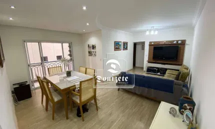 Apartamento com 3 dormitórios, 105 m² - venda por R$ 795.000,00 ou aluguel por R$ 4.702,00/mês - Campestre - Santo André/SP