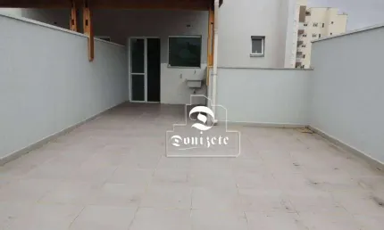 Cobertura com 2 dormitórios à venda, 100 m² por r$ 435.000,00 - vila camilópolis - santo andré/sp