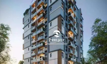 Apartamento duplex com 3 dormitórios à venda, 90 m² por r$ 910.000,00 - jardim - santo andré/sp