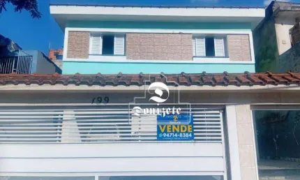 Sobrado com 4 dormitórios à venda, 230 m² por r$ 720.000,00 - vila guaraciaba - santo andré/sp
