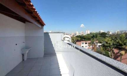 Cobertura com 2 dormitórios à venda, 107 m² por r$ 650.000,00 - vila guiomar - santo andré/sp