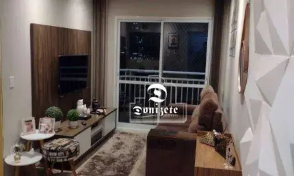 Apartamento com 2 dormitórios à venda e locação 60 m² por R$ 350.000 - Vila Valparaíso - Santo André/SP
