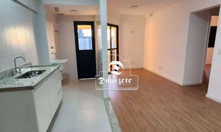 Apartamento com 2 dormitórios para alugar, 57 m² por R$ 3.110,09/mês - Vila Valparaíso - Santo André/SP