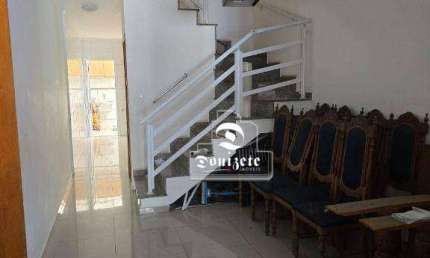 Sobrado com 2 dormitórios à venda, 77 m² por R$ 390.000,00 - Vila Homero Thon - Santo André/SP