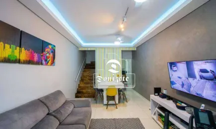 Sobrado com 3 dormitórios à venda, 126 m² por r$ 636.999,90 - vila linda - santo andré/sp