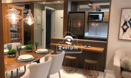 Apartamento com 2 dormitórios para alugar, 65 m² por R$ 4.405,00/mês - Jardim - Santo André/SP