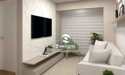 Apartamento com 2 dormitórios à venda, 51 m² por R$ 435.000,00 - Vila Floresta - Santo André/SP