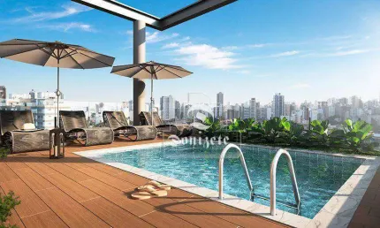 Studio com 1 dormitório à venda, 31 m² por R$ 349.000,00 - Jardim - Santo André/SP