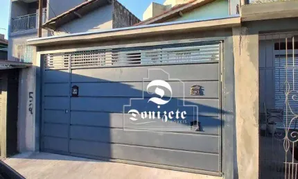Casa com 1 dormitório à venda, 51 m² por r$ 400.000,00 - vila linda - santo andré/sp