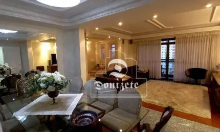 Apartamento com 4 dormitórios à venda, 290 m² por r$ 2.368.000,00 - vila bastos - santo andré/sp