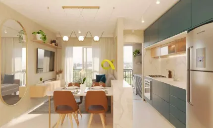 Ótimo apartamento, a venda novo, no Residencial Terras Altas - Pompéia