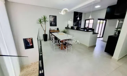 Casa com 3 suítes a venda no condomínio gramados localizado na cidade de sorocaba.