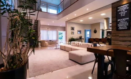 Casa com design moderno e sofisticado à venda no condomínio aldeia da mata - votorantim/sp
