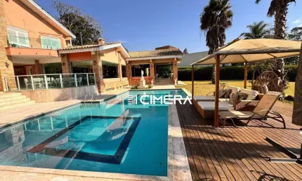 Casa com 5 suítes a venda no  lago azul - araçoiaba da serra/sp