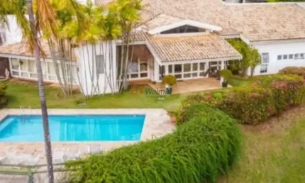 Luxuosa Casa em Condomínio à Venda em Campinas-SP - Sítios de Recreio Gramado - 4 Quartos, 4 Suítes - 628,45m² - 6 Vagas