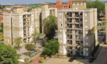 Apartamento à venda em Campinas-SP, no Parque Fazendinha: 3 quartos, 1 suíte, 2 salas, 2 banheiros, 2 vagas de garagem, 70,52 m².