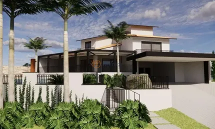 Casa de alto padrão em condomínio no Jardim Botânico, Campinas-SP: 3 quartos, 2 suítes, 3 salas, 6 banheiros, 6 vagas, 302,16 m².