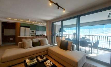 Apartamento de alto padrão à venda ou locação em Campinas-SP - 3 quartos, 3 suítes, 3 salas, 5 banheiros, 2 vagas, 139,12m²