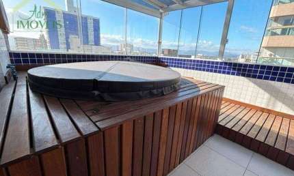 Cobertura com 3 dormitórios à venda, 190 m² por R$ 750.000,00 - Tupi - Praia Grande/SP