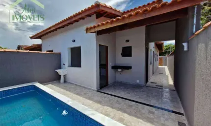 Casa com 3 dormitórios à venda, 90 m² por R$ 370.000,00 - Jardim das Palmeiras - Itanhaém/SP